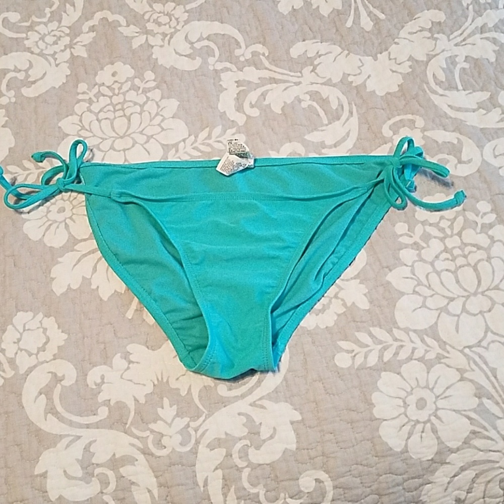 Turquoise bikini bottom